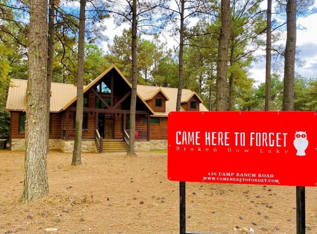 Came Here To Forget Cabin Broken Bow Kültér fotó